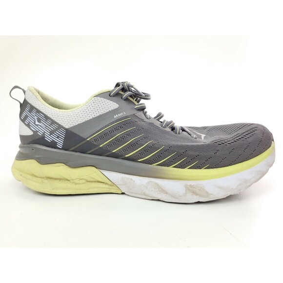Hoka One One Arahi 3 Mens Size 11 Gray Yellow Athletic Running Shoes Sneaker main image 9